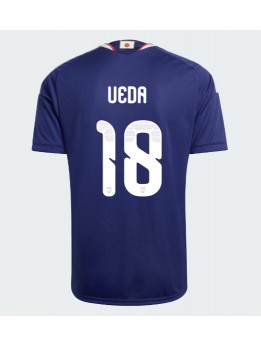 Billige Japan Ayase Ueda #18 Hjemmedrakt VM 2026 Kortermet